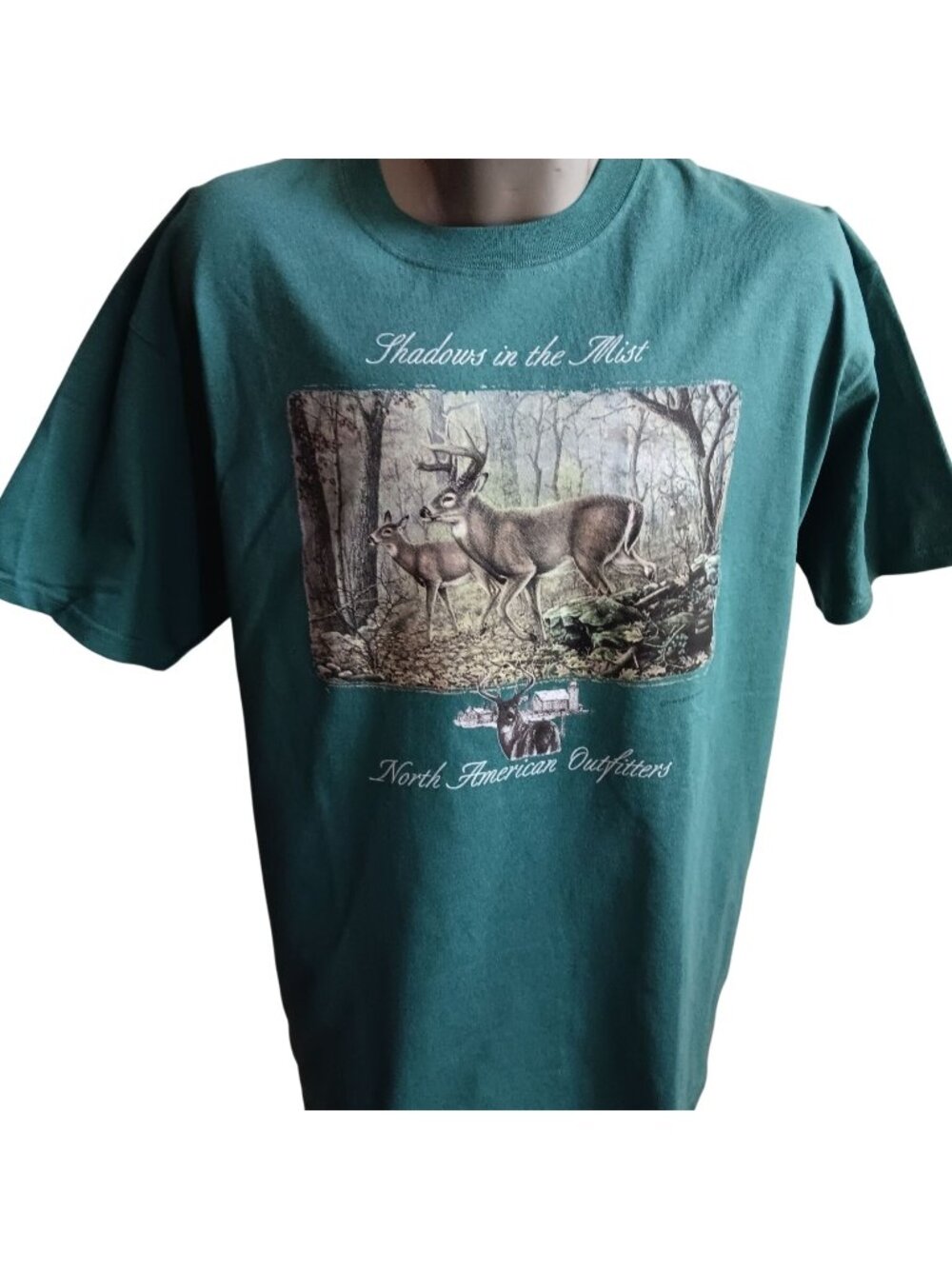 XL True Vintage T-shirt 90's American Outfitters Nature Deer Graphic Anvil USA